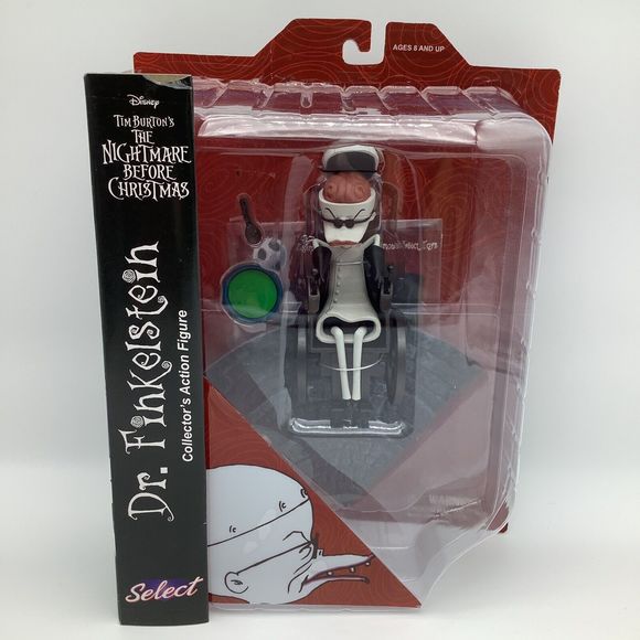 Nightmare Before Christmas Dr Finkelstein Action Figure 2016 New - Picture 1 of 5
